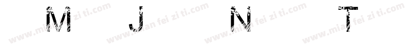 he Moot Jungle Nature Typeface字体转换